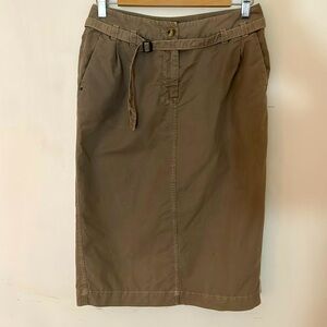 Max Mara Weekend 90's vintage,military green, pencil skirt size 2